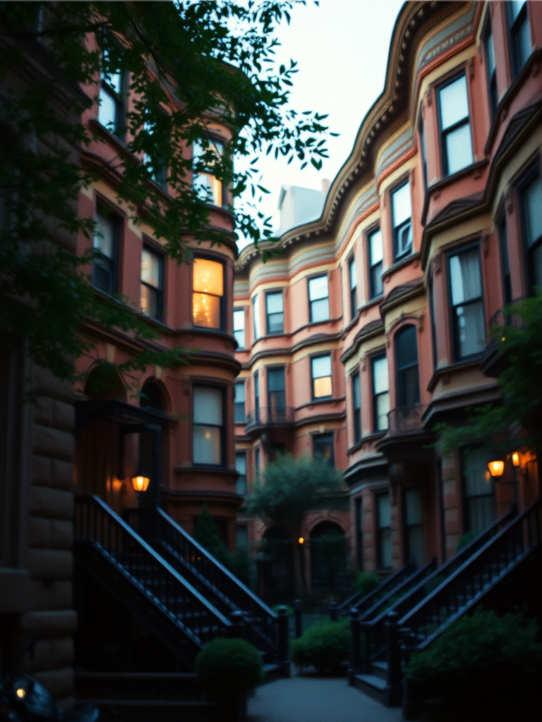 New York City brownstones
